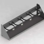 Refrigerant Rack For HVAC Vans, Horizontal