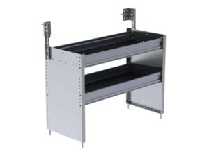 S2 Series Cargo Van Shelving, 36" Wide, 2 Trays