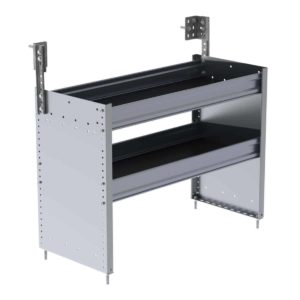 S2 Series Cargo Van Shelving, 36" Wide, 2 Trays