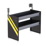 S2 Series Cargo Van Shelving, 36" Wide, 2 Trays