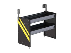 S2 Series Cargo Van Shelving, 36" Wide, 2 Trays