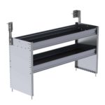 S2 Series Cargo Van Shelving, 48" Wide, 2 Trays