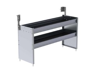 S2 Series Cargo Van Shelving, 48" Wide, 2 Trays