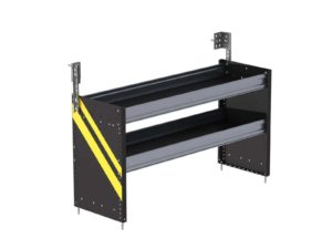S2 Series Cargo Van Shelving, 48" Wide, 2 Trays
