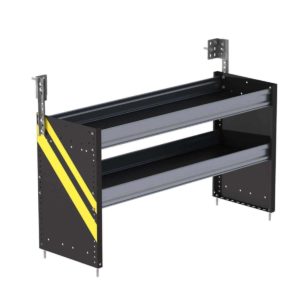 S2 Series Cargo Van Shelving, 48" Wide, 2 Trays
