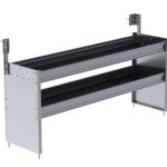 S2 Series Cargo Van Shelving, 60" Wide, 2 Trays