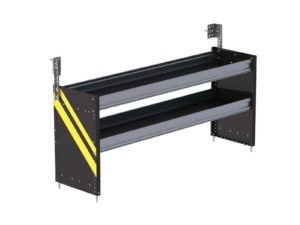 S2 Series Cargo Van Shelving, 60" Wide, 2 Trays