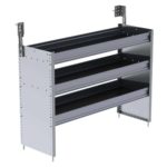 S3 Series Cargo Van Shelving, 48" Wide, 3 Trays