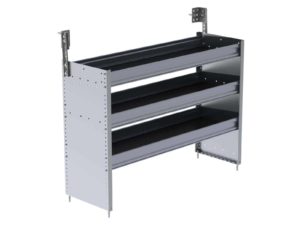 S3 Series Cargo Van Shelving, 48" Wide, 3 Trays
