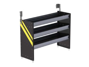 S3 Series Cargo Van Shelving, 48" Wide, 3 Trays