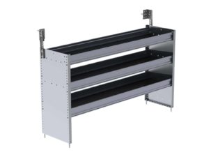 S3 Series Cargo Van Shelving, 60" Wide, 3 Trays