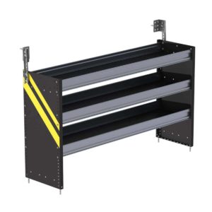 S3 Series Cargo Van Shelving, 60" Wide, 3 Trays