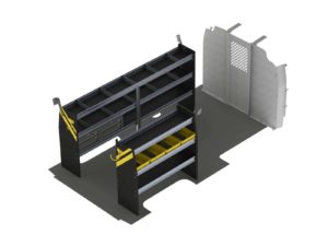 Service Van Shelving Package, Chevrolet Express, 155”  WB - GSL-16