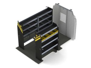 Service Van Shelving Package, Ford Transit Med Roof, 130”  WB - FTR-16