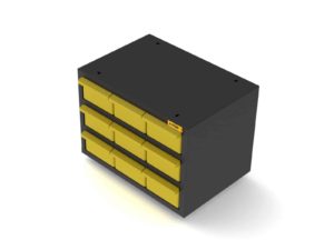 Steel Van Drawer Cabinet with 9 Divided Drawers