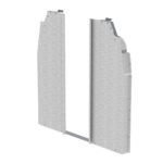 Straight Walk Through Van Partition, Steel, Ford Transit Standard Roof
