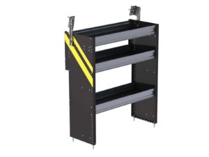 T4 Series Cargo Van Shelving, 36" Wide, 3 Trays
