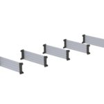 Van Shelving Set of 5 Dividers with Clips, 12" depth