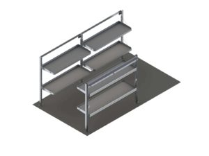 Delivery Van Shelving Package, 14' Box Truck/Enclosed Trailer - BTL-19