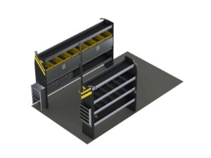 Electrician Van Shelving Package, 10' Box Truck/Enclosed Trailer - BTS-11