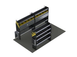 Electrician Van Shelving Package, 14' Box Truck/Enclosed Trailer - BTL-11