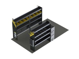 HVAC Van Shelving Package, 10' Box Truck/Enclosed Trailer - BTS-12
