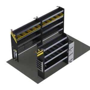 HVAC Van Shelving Package, 14' Box Truck/Enclosed Trailer - BTL-12